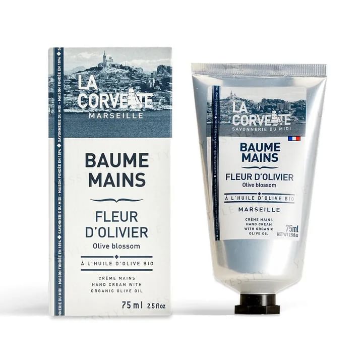 La Corvette - Hand Cream, Olive Blossom - 75ml, 100 g, 3182612705041