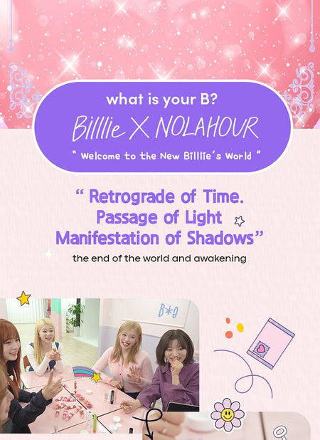NOLAHOUR - Glowing Color Lip Balm 4 Color Set Billlie Edition, 6 pcs, 100 g, 8809800000409