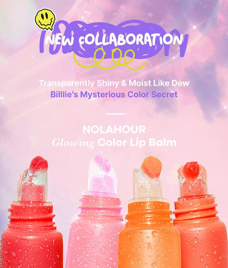 NOLAHOUR - Glowing Color Lip Balm 4 Color Set Billlie Edition, 6 pcs, 100 g, 8809800000409