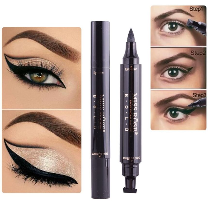 MISS ROSE - Magic Eyeliner, #Black - 3.5ml, 18 g, 6975350114971
