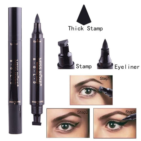 MISS ROSE - Magic Eyeliner, #Black - 3.5ml, 18 g, 6975350114971
