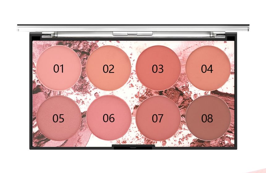 MISS ROSE - 8 Color Blush Palette, #Blush Palette - 28g, 42 g, 6975350114780