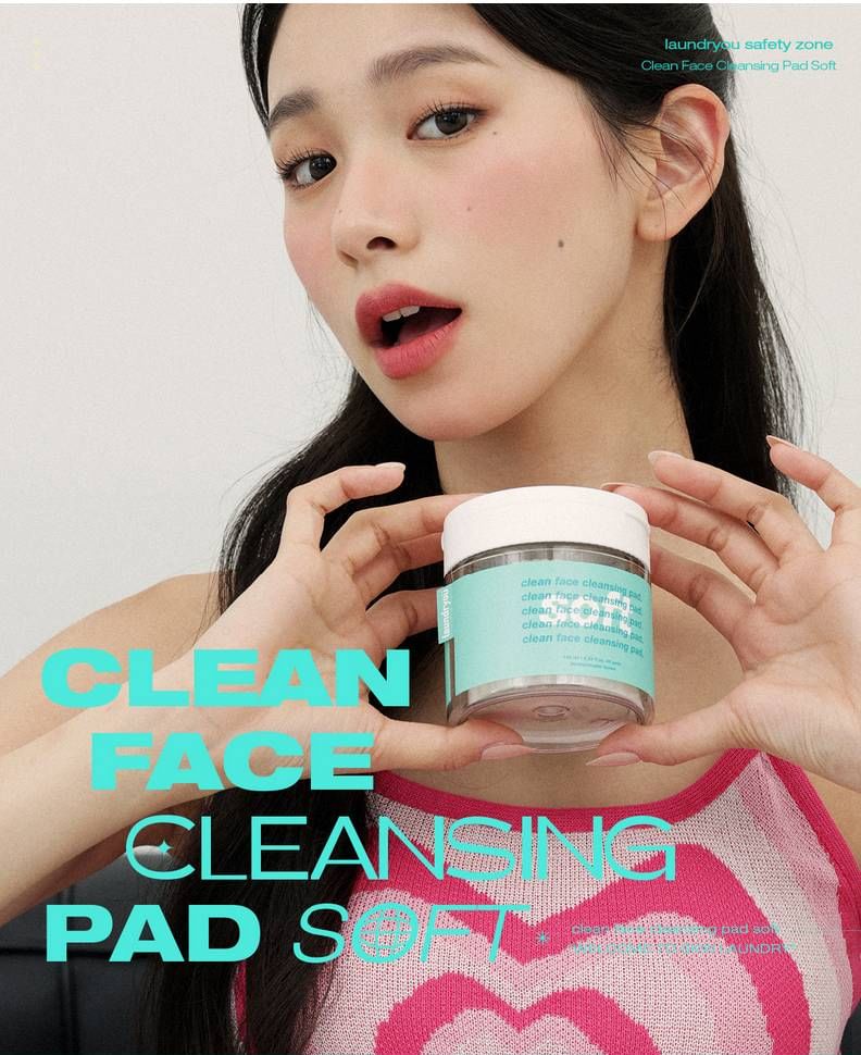 laundryou - Clean Face Cleansing Pad Soft, 60 pads, 320 g, 8809783400067