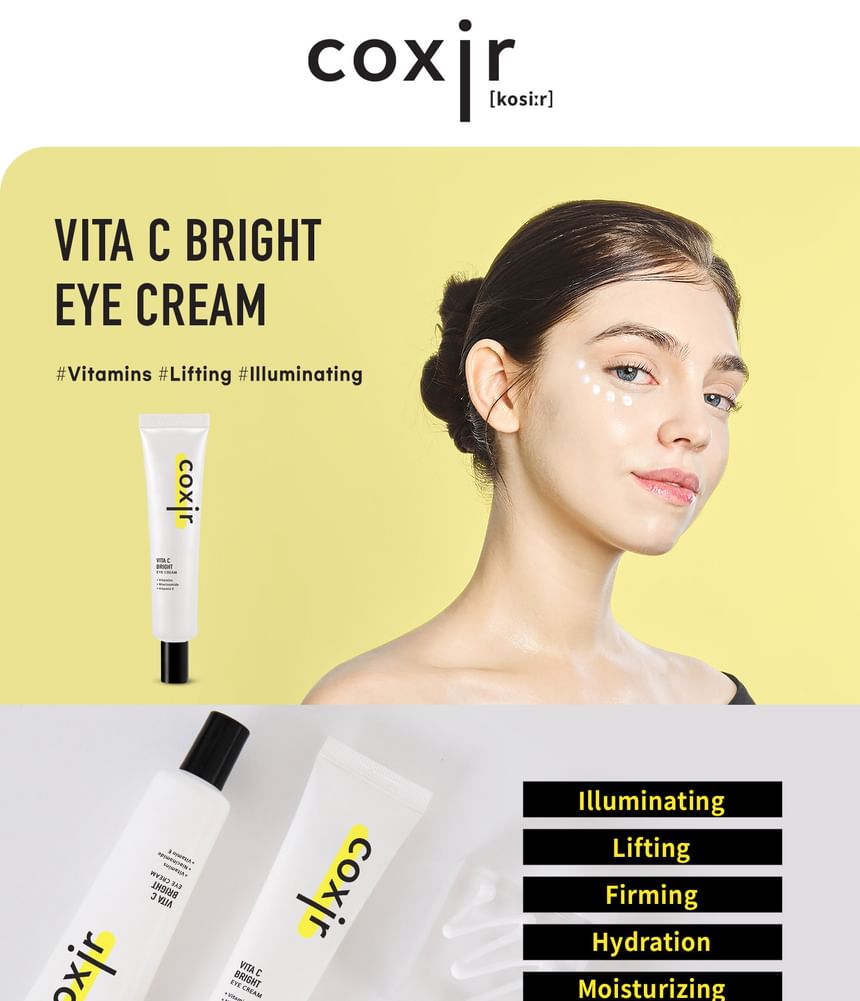coxir - Vita C Bright Eye Cream, 2024 Version - 30ml, 46 g, 8809080826324