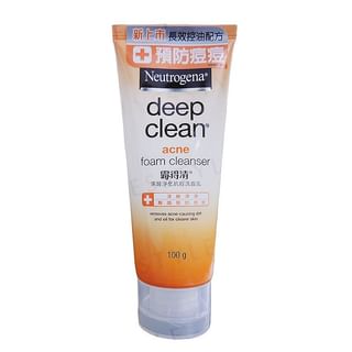 Neutrogena - Deep Clean Acne Foam Cleanser, 100g, 115 g, 4710032516450