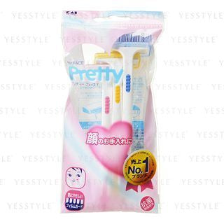 KAI - Pretty For Face T Razor, 3 pcs - FRT-3P16, 30 g, 4901331004124