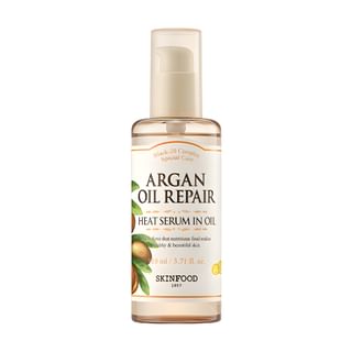 SKINFOOD - Argan Oil Repair Plus Heat Serum in Oil 110ml, Renewed - 110ml, 150 g, 8809032673822