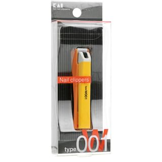 KAI - Orange Nail Clippers Type W001, 1 pc, 36 g, 4901601939255