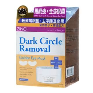Zino - Dark Circle Removal Golden Eye Mask, 30 pairs, 205 g, 4895084324885