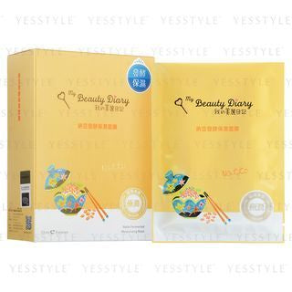 My Beauty Diary - Natto Fermented Moisturizing Mask, 8 pcs, 265 g, 4713575090579