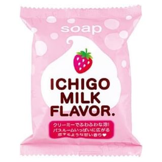 Pelican Soap - Ichigo Milk Flavor Soap, 80g, 85 g, 4976631477589