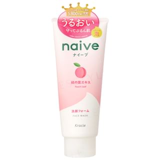 Kracie - Naive Peach Leaf Face Wash, 130g, 151 g, 4901417674418