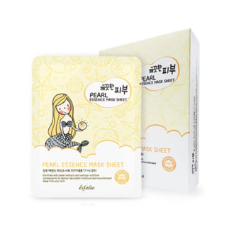 esfolio - Pure Skin Pearl Essence Mask Sheet Set 10pcs, 25ml x 10pcs, 350 g, 8809386883304