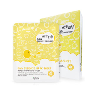 esfolio - Pure Skin Egg Essence Mask Sheet Set 10pcs, 25ml x 10pcs, 339 g, 8809386883298