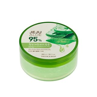 THE FACE SHOP - Jeju Aloe 95% Fresh Soothing Gel 300ml, 300ml, 361 g, 8801051482928