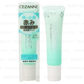 CEZANNE - Color Control Concealer, Soft Green, 22 g, 4939553040644
