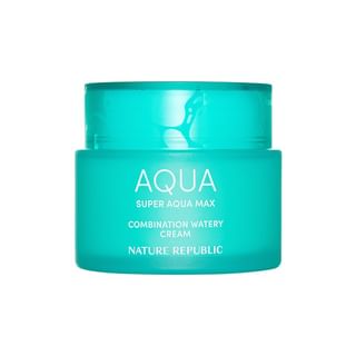 NATURE REPUBLIC - Super Aqua Max Combination Watery Cream Jumbo, Renewed - 120ml, 336 g, 8806173489091