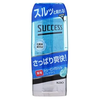 Kao - Success Shield Shaving Gel Fresh, 180g, 222 g, 4901301031525