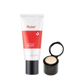 too cool for school - Rules Dual Cover BB Cream SPF30 PA++ 50ml + Concealer 1.5g, 2 pcs, 130 g, 8809297212026