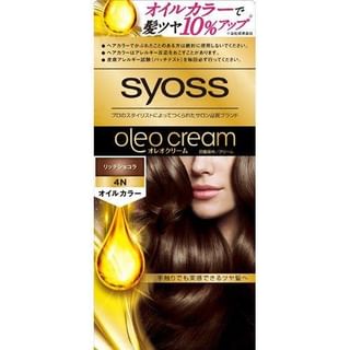 syoss - Oreo Cream Hair Color 4N Rich Chocolate, 1 Set, 500 g, 4987234361182