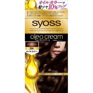 syoss - Oreo Cream Hair Color 5N Cocoa Brown, 1 Set, 500 g, 4987234361199
