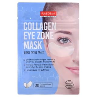 PUREDERM - Collagen Eye Zone Mask 30pcs, 30 pcs, 40 g, 8809052582616
