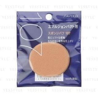 Shiseido - Sponge Puff For Emulsion Pact 107, 1 pc, 50 g, 4901872638628