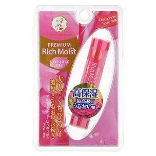 Rohto Mentholatum - Premium Rich Moist Lip Balm SPF 23 PA+++ Chardonnay Rose, 3.3g, 23 g, 4987241143689