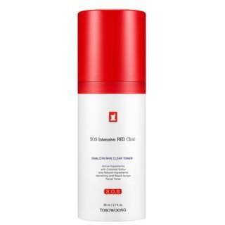 TOSOWOONG - SOS Intensive Red Clinic Ovalicin Skin Clear Toner 80ml, 80ml, 200 g, 8809179103886