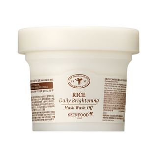 SKINFOOD - Rice Daily Brightening Mask Wash Off 210g, 210g, 264 g, 8809153106612
