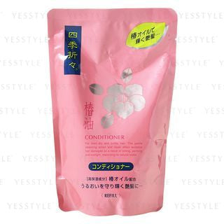 KUMANO COSME - Shikioriori Tsubaki Oil Conditioner, 450ml Refill, 462 g, 4513574006430