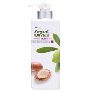 KUMANO COSME - Beaua Argan & Olive Oil Non Silicone Shampoo, 550ml, 663 g, 4513574019010