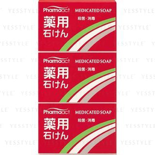 KUMANO COSME - Pharmaact Soap Set, 3 pcs, 330 g, 4513574008632