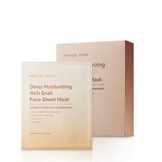 MOTHER MADE - Deep Moisturizing Rich Snail Mask Set, 22ml x 10 pcs, 317 g, X001NCMH8D