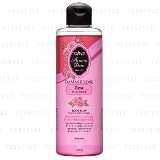 CLOVER - Aroma Dew Body Soap Rest Damask Rose, 250ml, 320 g, 4901498104330