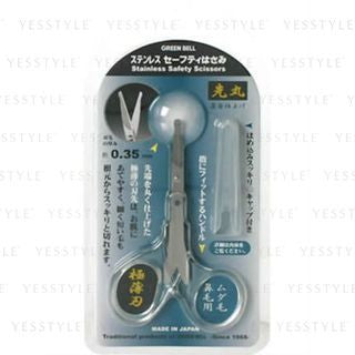Green Bell - Stainless Steel Safety Scissors, 1 pc, 30 g, 4972525534147