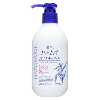 KUMANO COSME - Reihaku Hatomugi UV Milky Gel SPF 31 PA+++, 250g, 288 g, 4513574027732
