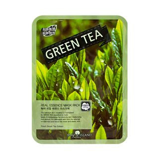 May Island - Green Tea Real Essence Mask Pack 1pc, 25ml, 70 g, 8809515401898