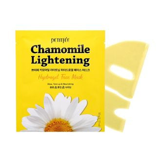 PETITFEE - Chamomile Lightening Hydrogel Face Mask Set 5pcs, 32g x 5pcs, 292 g, 8809508850450