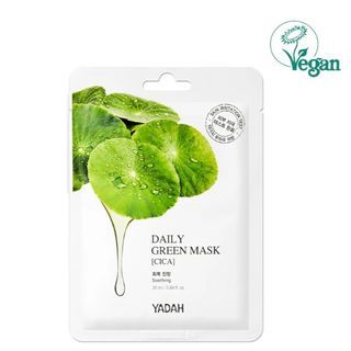 YADAH - Daily Green Cica Mask 1pc, 25g, 60 g, 8809340384588