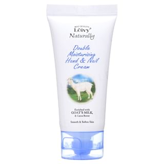 Leivy Naturally - Double Moisturising Hand & Nail Cream Enriched With Goat’s Milk & Cocoa Butter, 50g, 64 g, 4582194815272