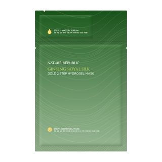 NATURE REPUBLIC - Ginseng Royal Silk Gold 2 Step Hydro Gel Mask, 1 pc, 90 g, 8806173447039