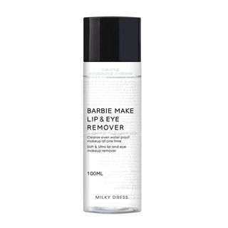 MILKYDRESS - Barbie Make Lip & Eye Remover, 100ml, 250 g, 8809533711023