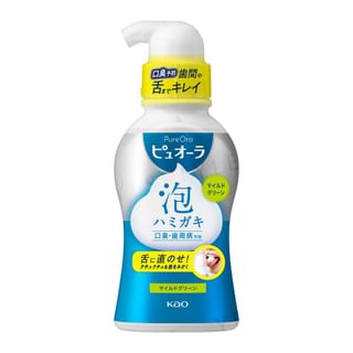 Kao - PureOra Foam Toothpaste Mild Green, 190ml, 267 g, 4901301367600