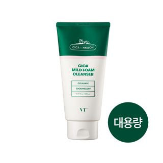 VT - Cica Mild Foam Cleanser, 300ml, 329 g, 8809695670114