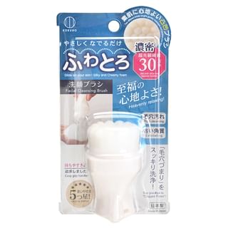 Kokubo - Silky & Creamy Facial Washing Brush, 1 pc, 43 g, 4956810890620