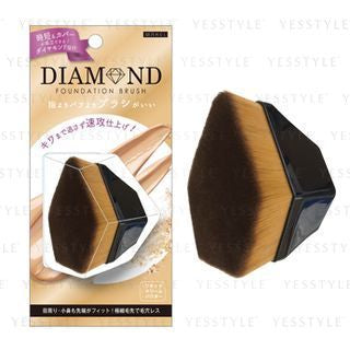 LUCKY TRENDY - Diamond Foundation Brush, 1 pc - Black, 50 g, 4903329985149