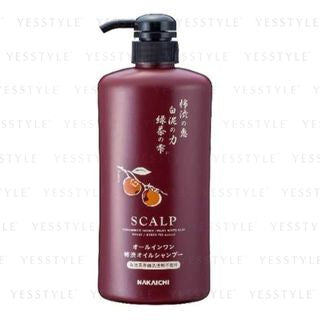 NAKAICHI - Scalp Conditioning Shampoo 2 In 1 600ml, Persimmon Tannin, 705 g, 4560221592136