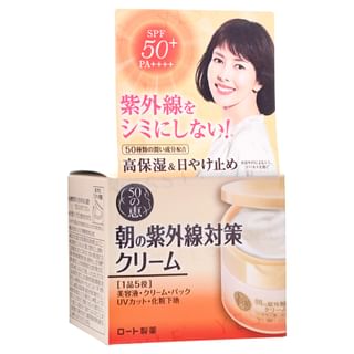 Rohto Mentholatum - 50 Megumi Anti-UV Cream SPF 50+ PA++++, 90g, 155 g, 4987241139279