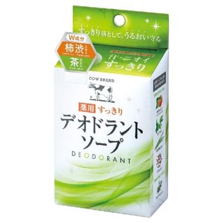 Cow Brand Soap - Medicated Refreshing Deodorant Soap, 125g, 150 g, 4901525004923